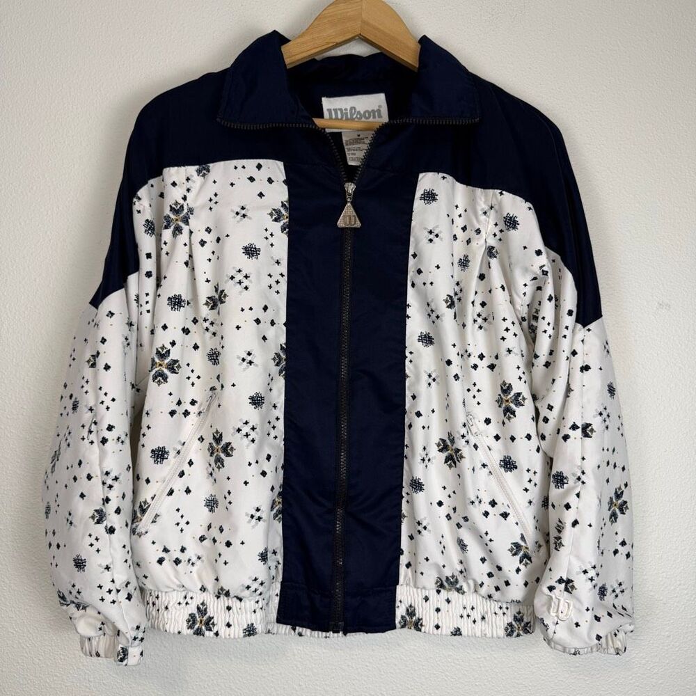 Wilson Zip Up Tennis‎ Jacket Size Medium